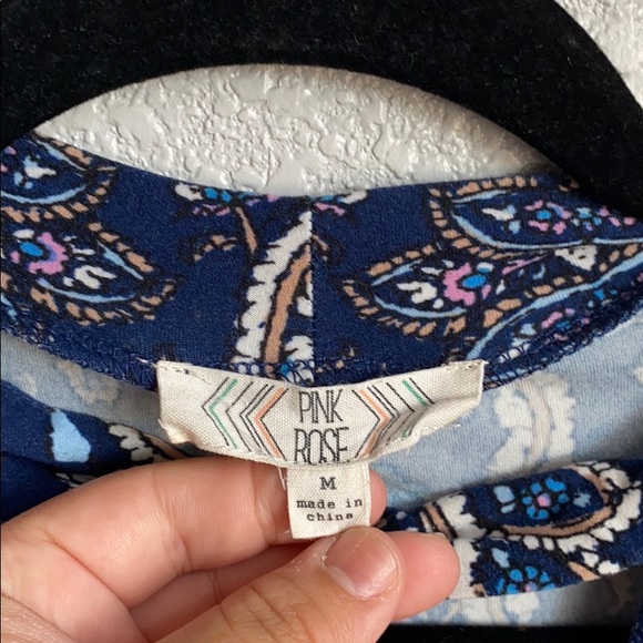 Blue patterned dress - Picture 4 of 4